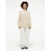 image:imageAelfric Eden Oversized Sweaters Mohair Furry Sweater Crewneck Knit Casual Soft Pullover 2024 Trendy OutfitsApricot