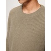 image:imageAelfric Eden Oversized Sweaters Mohair Furry Sweater Crewneck Knit Casual Soft Pullover 2024 Trendy OutfitsKhaki