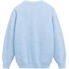 image:imageAelfric Eden Oversized Sweaters Mohair Furry Sweater Crewneck Knit Casual Soft Pullover 2024 Trendy OutfitsLight Blue