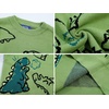 image:imageAelfric Eden Oversized Sweaters for Women Trendy Unisex Duck Graphic Knit Fall Sweater Streetwear Couple Crewneck PulloverGreen