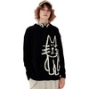 image:imageAelfric Eden Pullover Sweater Cute Printed Oversized Sweater Fall Winter Couple TopsBlack