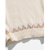 image:imageAelfric Eden Sweaters Fair Isle Sweater Vintage Soft Warm Casual Knit Pullover Long Sleeve Trendy OutfitsBeige