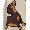 image:imageAelfric Eden Sweaters Hand Drawn Dachshund Jacquard Sweater Unisex Vintage Oversized Crewneck Pullover Y2k TopsApricot