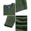 image:imageAelfric Eden Vintage Oversized Sweaters Crewneck Knit Pullover Baggy Loose Casual Cable Sweater 2025 Fall ClothesChristmas Green