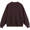 image:imageAelfric Eden Womens Long Sleeve Cable Knit Sweater Fall Fashion Oversized Crewneck Pullover Loose Outfits CamelBrown