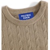 image:imageAelfric Eden Womens Long Sleeve Cable Knit Sweater Fall Fashion Oversized Crewneck Pullover Loose Outfits CamelCamel