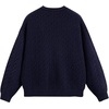 image:imageAelfric Eden Womens Long Sleeve Cable Knit Sweater Fall Fashion Oversized Crewneck Pullover Loose Outfits CamelDark Blue