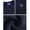 image:imageAelfric Eden Womens Long Sleeve Cable Knit Sweater Fall Fashion Oversized Crewneck Pullover Loose Outfits CamelDark Blue