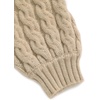 image:imageAelfric Eden Womens Oversized Sweaters Cable Knit Chunky Sweater Lantern Sleeve Crewneck Pullover Loose OutfitsBeige