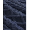 image:imageAelfric Eden Womens Oversized Sweaters Cable Knit Chunky Sweater Lantern Sleeve Crewneck Pullover Loose OutfitsNavy Blue