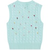image:imageAelfric Eden Womens Sweater Vest Fashion Knit Y2K Sleeveless Pattern Style Crop Tank Top for GirlGreen
