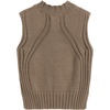image:imageAelfric Eden Womens Sweater Vest Sleeveless Knit Tank Tops Mock Neck Lightweight Trendy Summer OutfitsBrown
