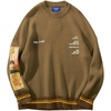 image:imageAelfric Eden Oversized Sweater Graphic Van Gogh Printed Unisex 90s Vintage Women Knit Sweaters Men Casual 2026 PulloverBrown