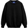 image:imageAelfric Eden Oversized Sweaters Mohair Furry Sweater Crewneck Knit Casual Soft Pullover 2024 Trendy OutfitsBlack