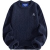 image:imageAelfric Eden Womens Long Sleeve Cable Knit Sweater Fall Fashion Oversized Crewneck Pullover Loose Outfits CamelDark Blue