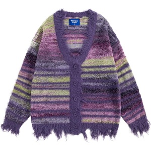 image:imageAelfric Eden Cardigan Sweater Open Front Casual Knit Cardigans Pinstripe Fashion Sweaters Y2k 2026 OutfitsPurple