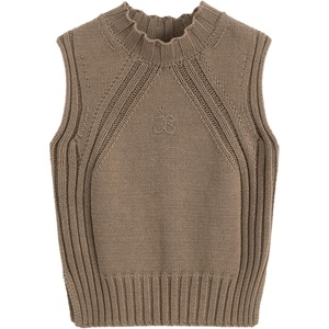 image:imageAelfric Eden Womens Sweater Vest Sleeveless Knit Tank Tops Mock Neck Lightweight Trendy Summer OutfitsBrown
