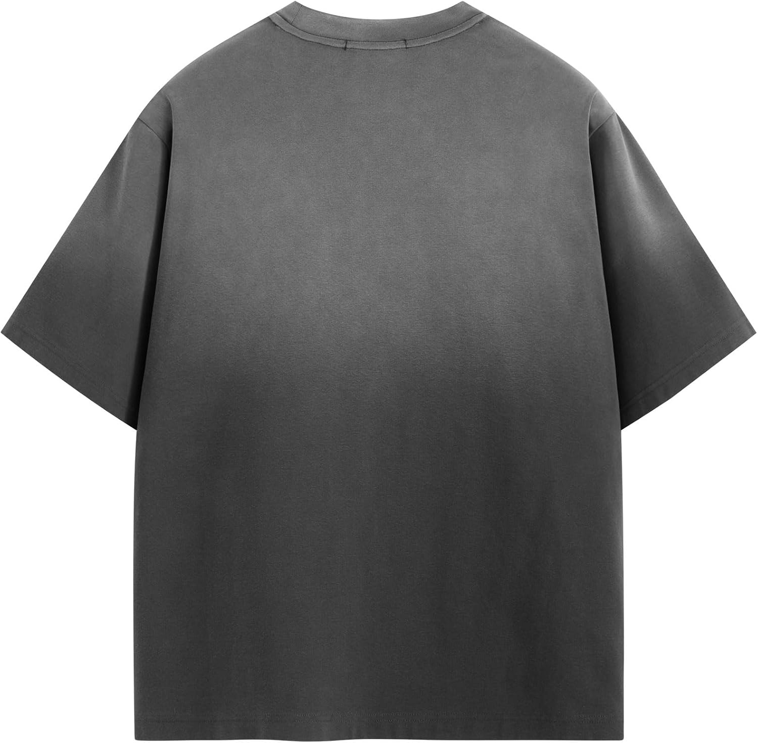 image:imageAelfric Eden Mens Oversized TShirts Heavyweight Cotton Gradient Wash Tshirt Loose Fit Short Sleeve Vintage Tees02dark Grey