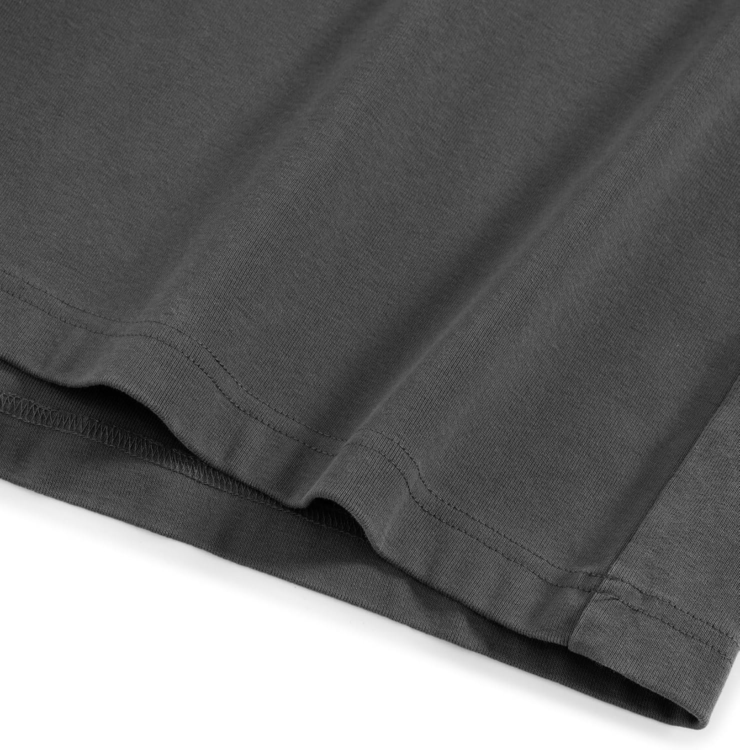 image:imageAelfric Eden Mens Oversized TShirts Heavyweight Cotton Gradient Wash Tshirt Loose Fit Short Sleeve Vintage Tees02dark Grey