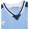 image:imageAelfric Eden Jersey Shirts Color Blocking VNeck Tee Oversized Vintage T Shirt Short Sleeve Casual Summer TopsLight Blue