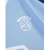 image:imageAelfric Eden Jersey Shirts Color Blocking VNeck Tee Oversized Vintage T Shirt Short Sleeve Casual Summer TopsLight Blue
