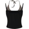 image:imageAelfric Eden Women Sexy Leopard Halter Backless Tank Top Y2k Trendy Studded Camisole Crop TopsBlack