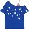image:imageAelfric Eden Star Graphic Off The Shoulder Tee Womens Oversized Graphic Tees Short Sleeve Summer Cute T Shirts Y2K TopsBlue