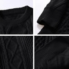 image:imageAelfric Eden Women Sweater Vintage Cable Knit Sweater Casual Oversized Sweater PulloverBlack