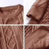 image:imageAelfric Eden Women Sweater Vintage Cable Knit Sweater Casual Oversized Sweater PulloverPink X14armygreen