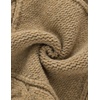 image:imageAelfric Eden Womens Oversized Cable Knit Chunky Sweater Mock Neck Long Sleeve Heart Knit Pullover Sweater 2026 Fall OutfitKhaki