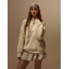 image:imageAelfric Eden Womens Oversized Cable Knit Chunky Sweater Mock Neck Long Sleeve Heart Knit Pullover Sweater 2026 Fall OutfitWhite