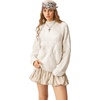 image:imageAelfric Eden Womens Oversized Cable Knit Chunky Sweater Mock Neck Long Sleeve Heart Knit Pullover Sweater 2026 Fall OutfitWhite