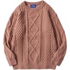 image:imageAelfric Eden Women Sweater Vintage Cable Knit Sweater Casual Oversized Sweater PulloverPink X14armygreen