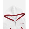 image:imageAelfric Eden Cropped Contrast Stripe Zip Up Hoodie Y2K Long Sleeve Crop Sweatshirts Casual Hooded JacketGrey