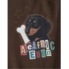 image:imageAelfric Eden Dachshund Off The Shoulder Sweatshirt for Women Cute Dog Graphic Oversized Long Sleeve Pullover Y2K TopBrown
