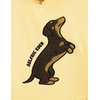 image:imageAelfric Eden Dog Graphic Hoodies Unisex Oversized Dachshund Pullover Hoodie Y2k Streetwear Hooded SweatshirtYellow