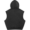 image:imageAelfric Eden Star Rhinestone Sleeveless Zip Up Hoodies for Women Men Summer Vest Tops Casual Streetwear ClothesBlack