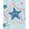 image:imageAelfric Eden Womens Oversized Hoodies Star Graphic Fleece Hooded Streetwear Unisex Sweatshirts Pullover with PocketBlue