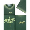 image:imageAelfric Eden Boxy Tee Shirt for Men and Women Heavyweight Cotton Short Sleeve Graphic TShirt Washed Vintage Streetwear TopGreen
