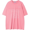 image:imageAelfric Eden Mens 22 Mesh Football Jersey Tshirts Oversized Y2K Graphic Tee  Lightweight Breathable Mesh Jersey Gothic Letter Back Print Oversized Crewneck Unisex Y2K Street Sport Short Sleeve TeePink
