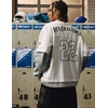 image:imageAelfric Eden Mens 22 Mesh Football Jersey Tshirts Oversized Y2K Graphic Tee  Lightweight Breathable Mesh Jersey Gothic Letter Back Print Oversized Crewneck Unisex Y2K Street Sport Short Sleeve Tee01 White