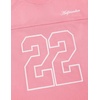 image:imageAelfric Eden Mens 22 Mesh Football Jersey Tshirts Oversized Y2K Graphic Tee  Lightweight Breathable Mesh Jersey Gothic Letter Back Print Oversized Crewneck Unisex Y2K Street Sport Short Sleeve TeePink