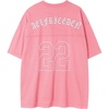 image:imageAelfric Eden Mens 22 Mesh Football Jersey Tshirts Oversized Y2K Graphic Tee  Lightweight Breathable Mesh Jersey Gothic Letter Back Print Oversized Crewneck Unisex Y2K Street Sport Short Sleeve TeePink