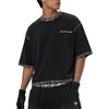 image:imageAelfric Eden Vintage T Shirts for Men Boxy Washed Heavyweight Cotton Crewneck Unisex Short Sleeve Streetwear Tee BlackBlack