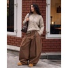 image:imageAelfric Eden Sweaters for Women Oversized Chunky Cable Knit Crew Neck  Unisex Long Sleeve Loose Fit Soft Comfy Fall Winter Pullover Classic Vintage Basic Solid Casual Trendy TopsLight Khaki