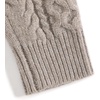 image:imageAelfric Eden Sweaters for Women Oversized Chunky Cable Knit Crew Neck  Unisex Long Sleeve Loose Fit Soft Comfy Fall Winter Pullover Classic Vintage Basic Solid Casual Trendy TopsLight Khaki