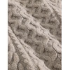 image:imageAelfric Eden Sweaters for Women Oversized Chunky Cable Knit Crew Neck  Unisex Long Sleeve Loose Fit Soft Comfy Fall Winter Pullover Classic Vintage Basic Solid Casual Trendy TopsLight Khaki