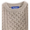 image:imageAelfric Eden Sweaters for Women Oversized Chunky Cable Knit Crew Neck  Unisex Long Sleeve Loose Fit Soft Comfy Fall Winter Pullover Classic Vintage Basic Solid Casual Trendy TopsLight Khaki