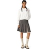 image:imageAelfric Eden Womens Cropped Cardigan Sweater Knit Button Front Long Sleeve  Mini Heart Embroidery Loose Long Sleeve Drop Shoulder Oversized Relaxed Fit Ribbed Cuffs Y2k Casual Fall Spring OutfitsWhite