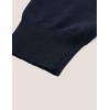 image:imageAelfric Eden Womens Cropped Cardigan Sweater Knit Button Front Long Sleeve  Mini Heart Embroidery Loose Long Sleeve Drop Shoulder Oversized Relaxed Fit Ribbed Cuffs Y2k Casual Fall Spring OutfitsNavy Blue